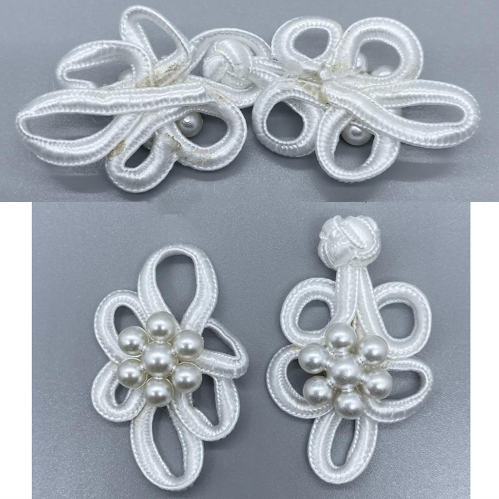 Chinese Buttons Closure Knot Fastener Sewing Five Leaves Flower Cheongsam Button Craft DIY Shirt Cheongsam Clothing