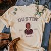 2026 New Hot Movie Eleven T Shirt Women Cartoon Dustin Steve Lucas Nancy Eddie Tshirt Unisex Fashion Tees