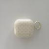 Milk white background fog blue polka dot AirPods 1 generation earphone case for Apple earphones AirPods 1 generation Pro1