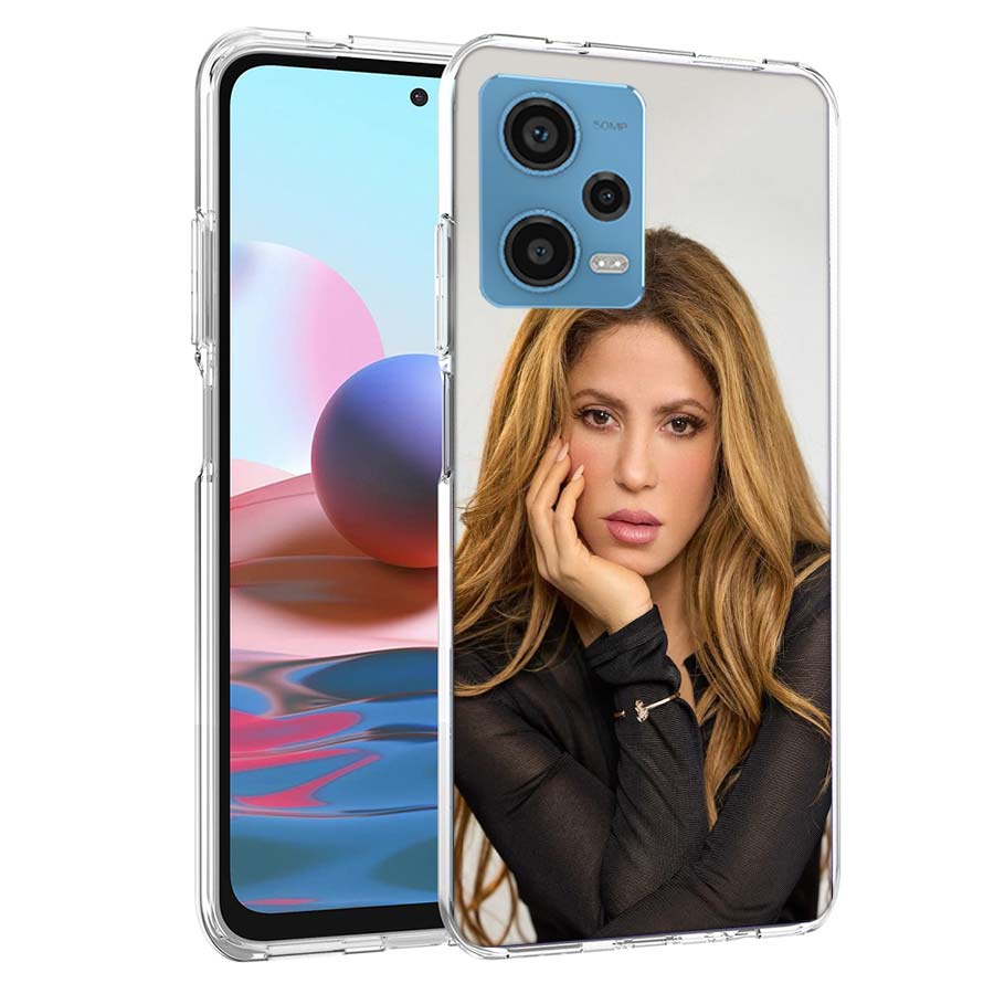 S-Shakira Singer Phone Case For Redmi Note 13 12 14 15 Pro Plus 13R 11 11T 11E 11S 10 Pro 10S 9 9S Cover Cell Clear TPU Capa Cas