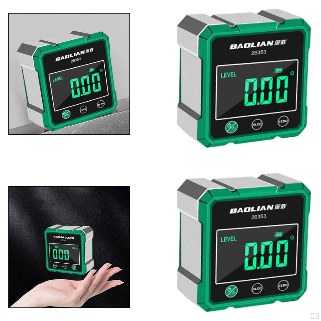 Digital Inclinometer 4x90 Degree Practical Level Angle Gauge Meter for Construction