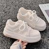 Milk Huhu thick-soled little white shoes women's thin summer mesh breathable niche casual shoes female students board shoes women