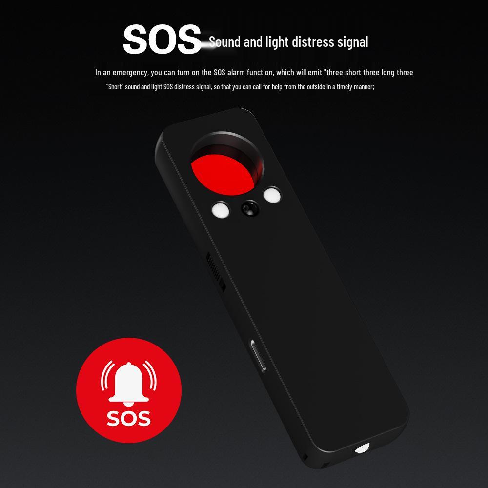 Seven-in-One Multi-Functional Detector: Anti-Peeping, Anti-Eavesdropping, GPS Locator, Hotel Surveillance Camera Detector