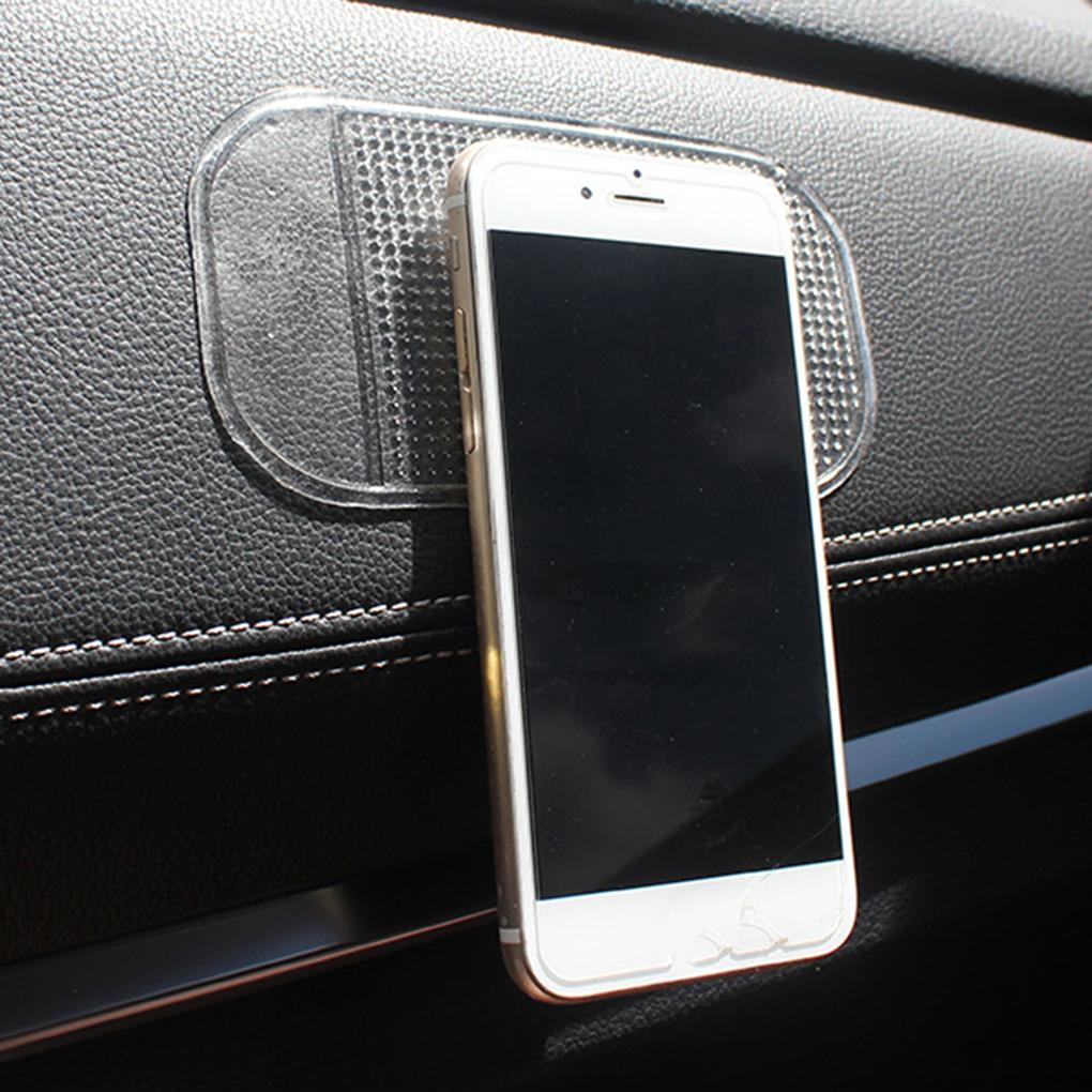 Universal Car Nonslip Dashboard PU Mat Mobile Phone Holder Pad Portable Cellphone Mount Mats Automotive Automobile