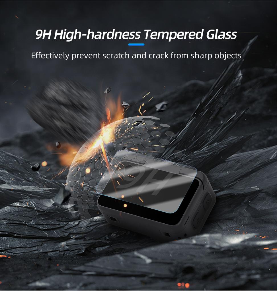 3Pcs Screen Protector For Insta360 GO Ultra Tempered Glass Anti-scratch Protective Film for Insta360 GO Ultra Lens Protector Kit
