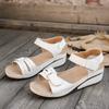 Women's Casual Sandals, Solid Color, Open Toe, Low Heel, Quick Release Buckle Closure, All Season, Man-made Material, PU Sole - Fashion Shoes