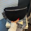 Velvet Bag Women's Large-capacity New Autumn and Winter Niche Design Broadband Messenger Bag Saddle Bag