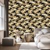 Military Camouflage Wallpaper Gold, Ochre and Beige for Living Room and Bedroom 50x1000