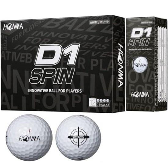 Honma Golf D1 Spin Balls 1 dozen (12 pieces)
