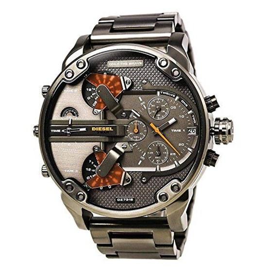 Diesel Mister Daddy Chrono Quartz Mens Watch DZ7315 Gunmetal