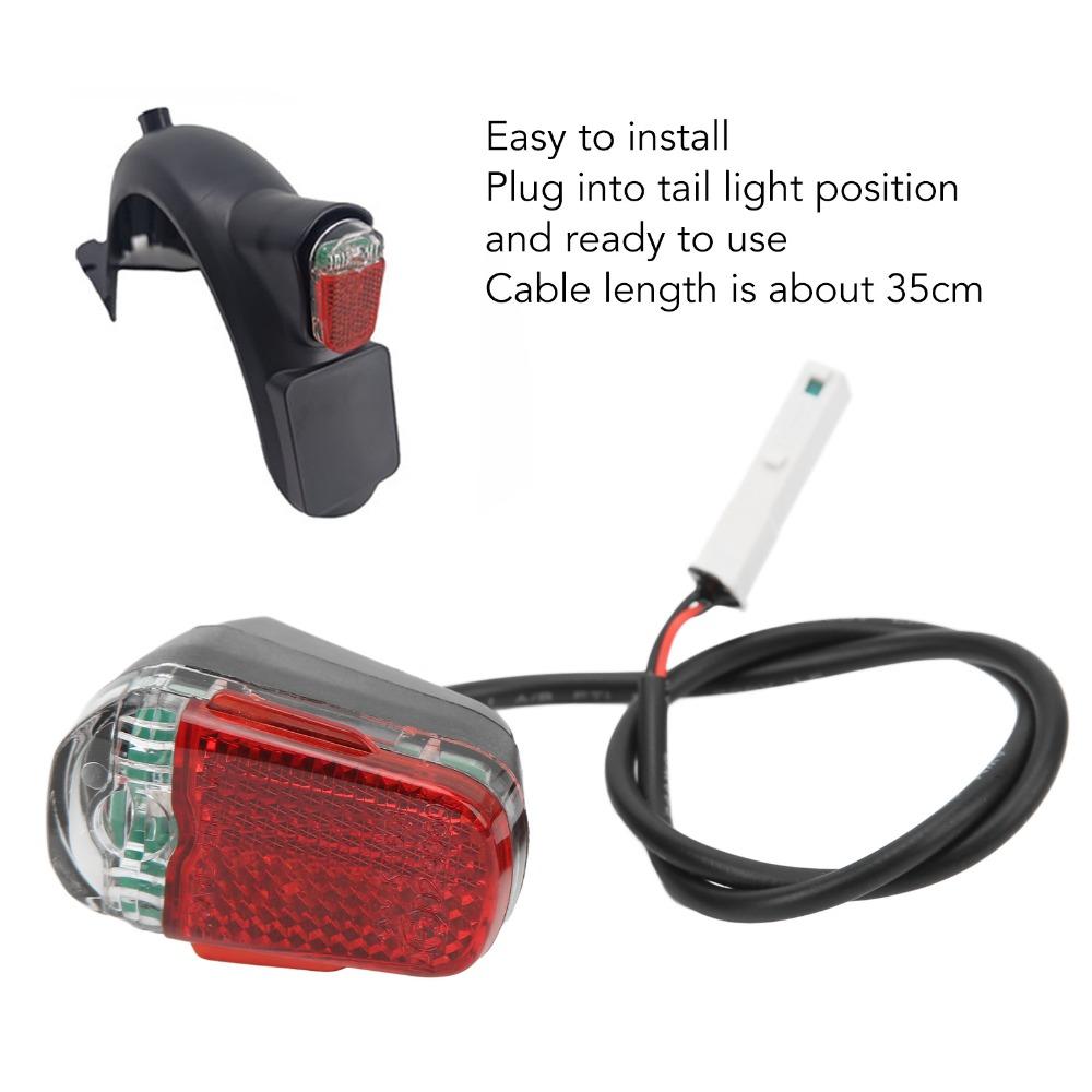 Waterproof Rear Light LED Brake LampTail Lamp for Ninebot MAX G30D Replacement Part