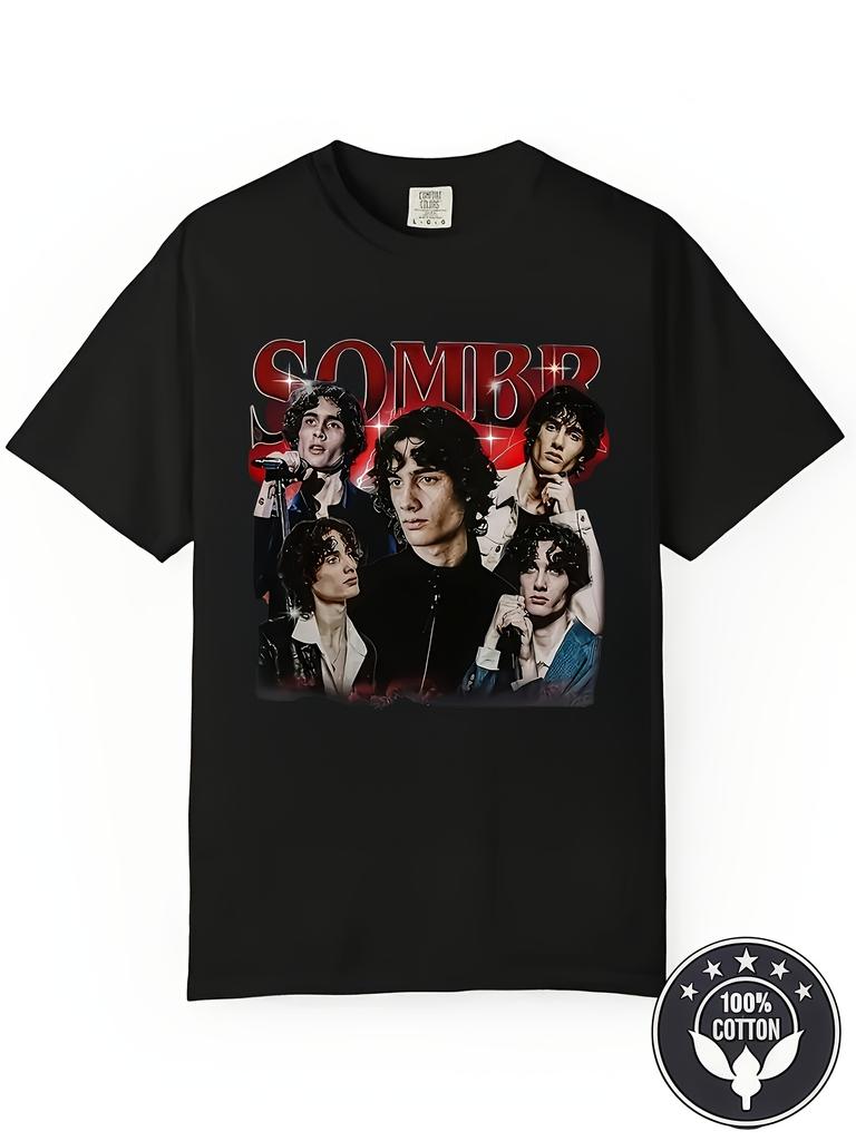 Men's & Women's Singer Vintage Music Tour Iconic T-Shirt - 100% Cotton Soft Retro Tee, Unisex Casual Streetwear Suitable for Fans,