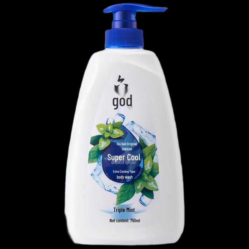 Six God Invigorating Cool Shower Gel