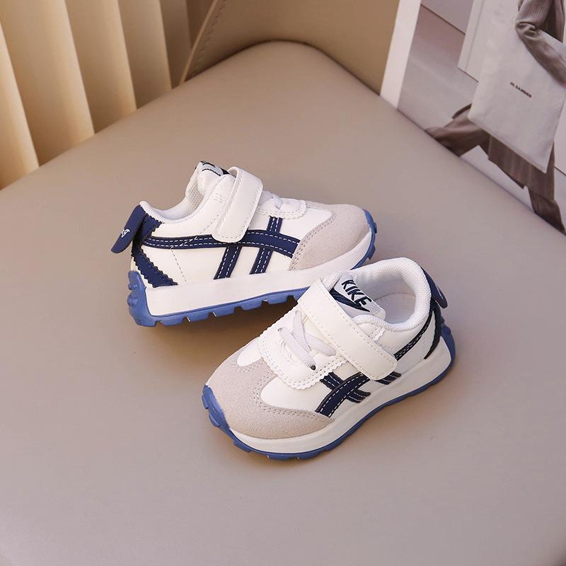 Girls shoes children's sports shoes 2025 autumn children's soft-soled white shoes boys' new waterproof single shoes