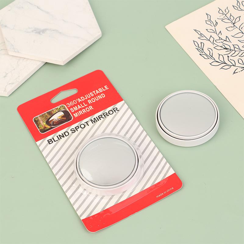 Car 360 Degree Adjustable Hd Rearview Convex Mirror For Car Reverse Wide Angle Vehicle Blind Spot Mirror