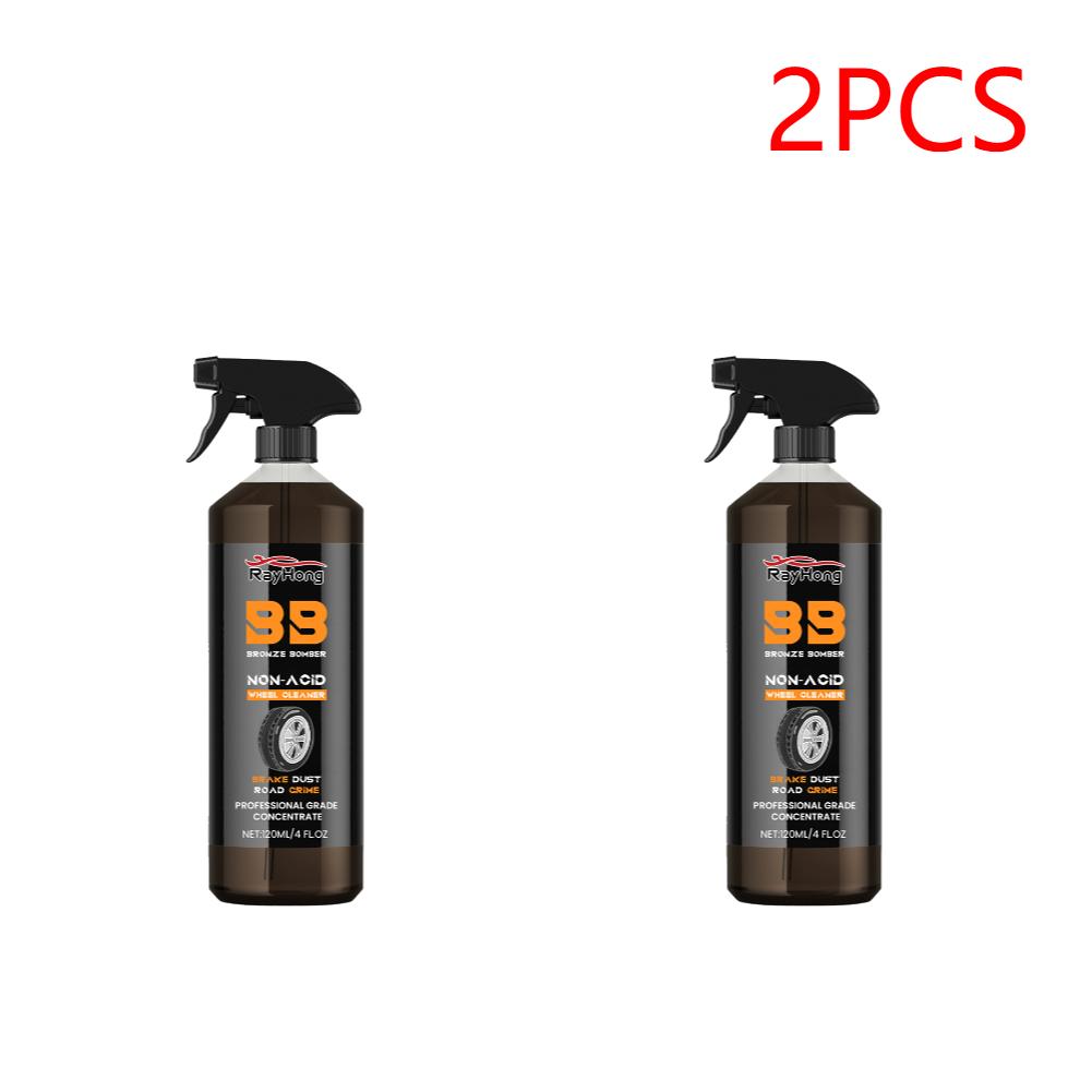 Automobil Radreiniger 120ml Kraftvoller Bremsenreiniger Spray Autowäsche Radreinigungs-Spray zur Reinigung von Rädern und Reifen