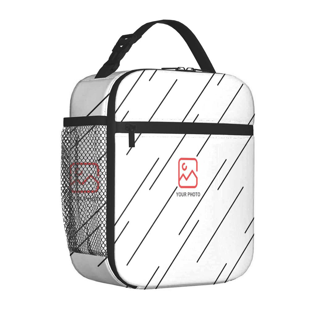 Temporada Escolar Animación de Dibujos Animados Bolsa de Almuerzo Niños Estampado Completo Bolsa Térmica Digital 3D Bolsa Portátil para Picnic al Aire Libre