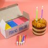 Birthday Candles Multi-color Threaded Candles Small White Boxed Spiral Small Candles Bulk Linear Birthday Candles