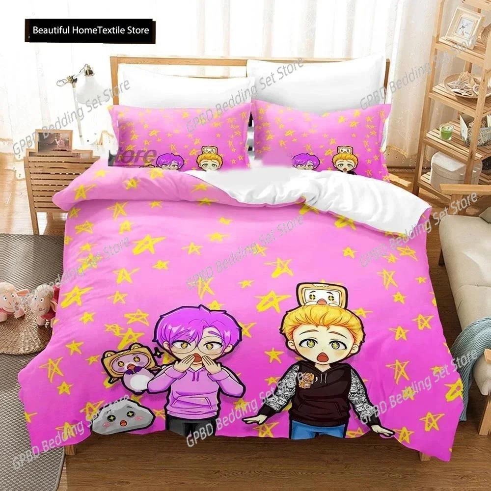 Cartoon Foxy Boxy Lanky-box 3D NEW Duvet Cover Pillowcase Bedding Set Adult Girl Bedroom Decoration Children Single Double Large