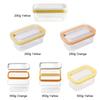 Plastic Butter Keeper with Sealing Lid Butter Slice Container Anti-Scratch Butter Box Case for Countertop Or Fridge