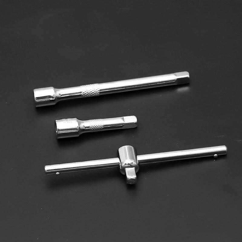 

Набор ручных инструментов механика 46 шт. с кейсом, гаечный ключ 24T, многофункциональный набор торцевых головок с трещоткой для автомобиля