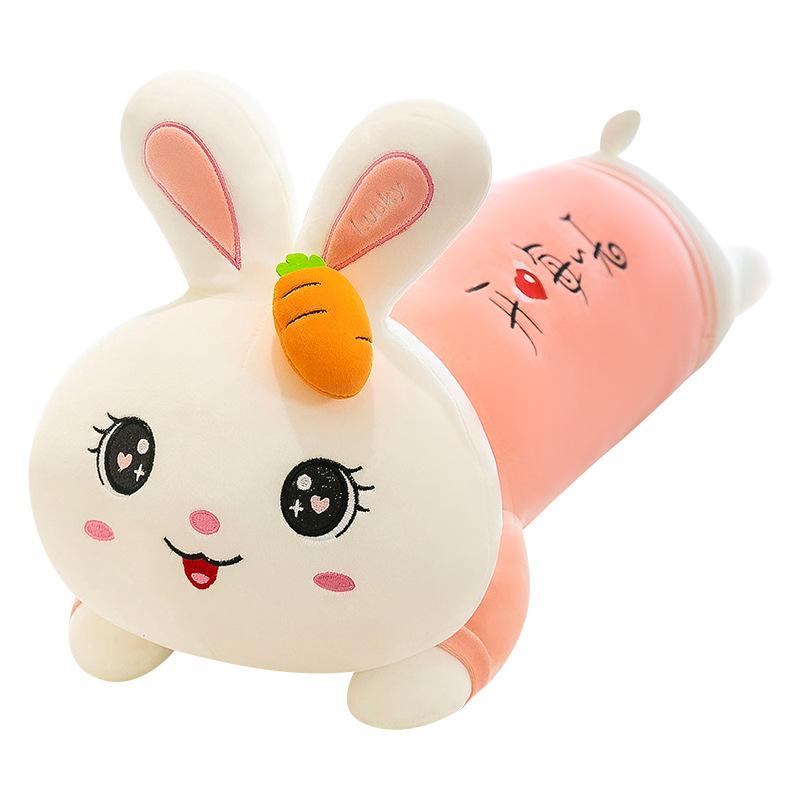 Super Cute Party Radish Rabbit Plush Toy Children Sleep with Throw Pillow To Give Girlfriend Birthday Gift Car Pillow