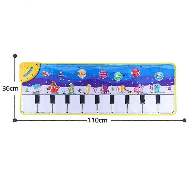 Baby Games Play Mats Crawling Pads Music Piano Toy Carpet Flashing Ocean World Floor