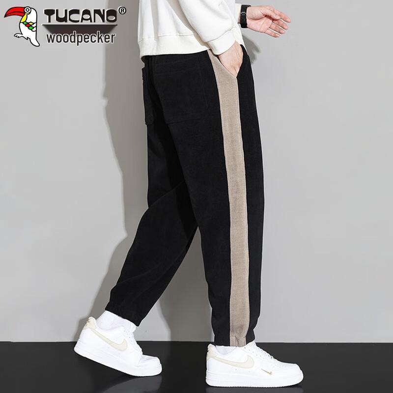 TUCANO Men's Corduroy Tapered Jogger Pants