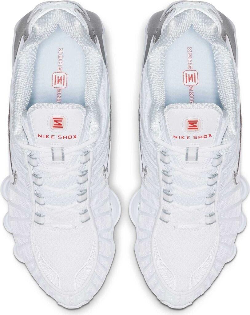 Sneaker Nike Shox TL (AR3566-100) weiß/metallic-silber/maximales orange/weiß