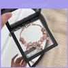 Collezione Bracciale Fatto a Mano Cuore Oro Rosa Romantico per Donne Regalo Estate