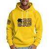 Men's Loose Flag Printed Hooded Sweatshirt Men's Casual Fashion Sports Sweatshirt