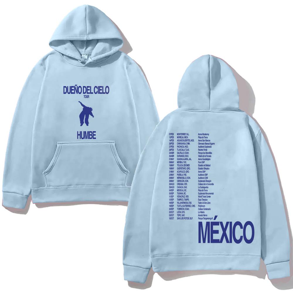 DUENO DEL CIELO tour 2026NEW Hooded Humbe AutumnWinter Aesthetic Sweatshirt with Hooded Fleece Clothes Sudaderas Casual Hoody