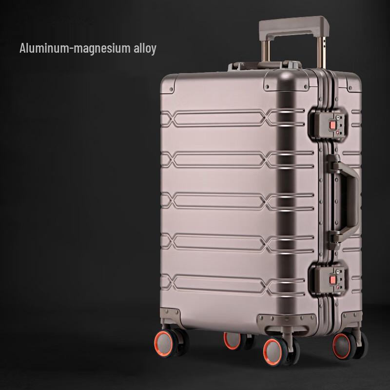 LETOO Aluminum Magnesium Alloy Spinner Luggage