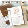 English 2027 Schedule Planner Notepad 12 Months To-do List Notebook  School Office Supplies