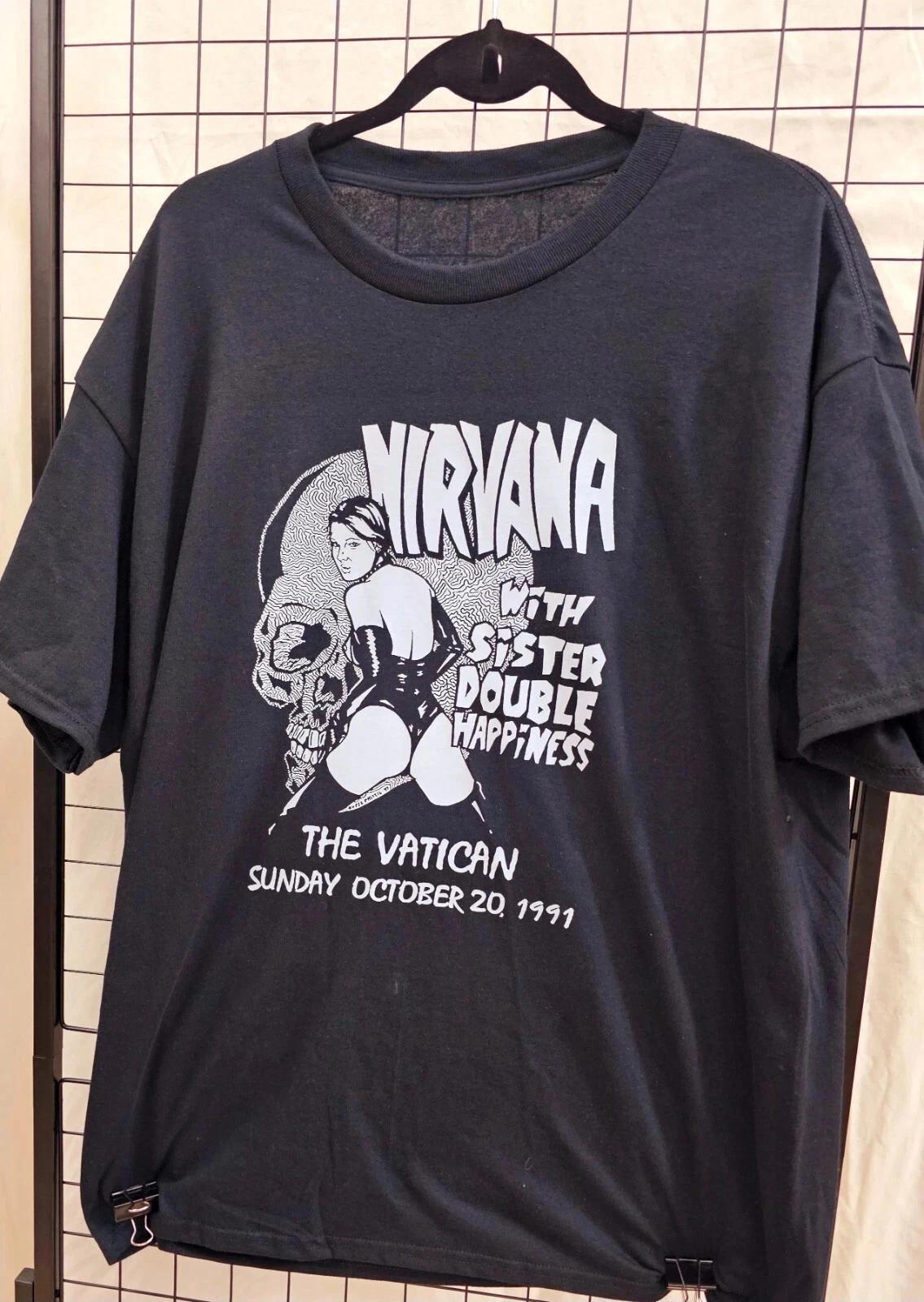 Nirvana 91  Vatican Huston TX Cotton T -Shirt 4XL