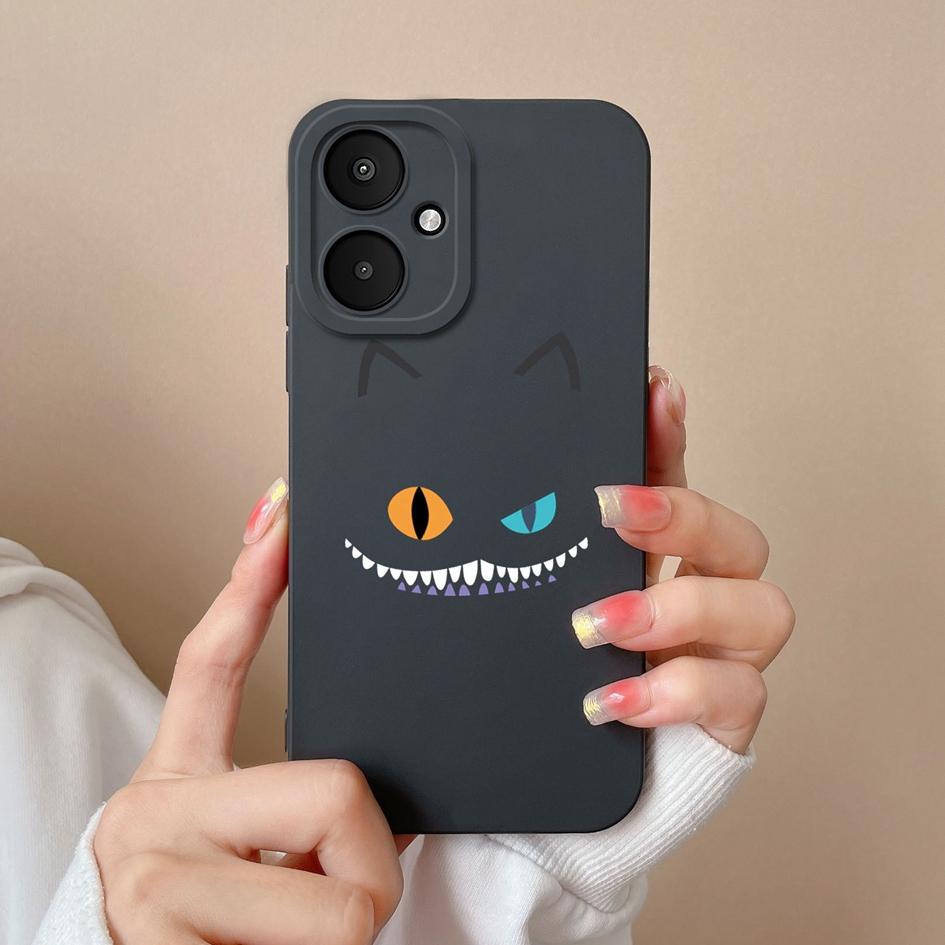 Cute Owl Cat Cartoon Pattern Back Cover For Xiaomi Poco M6 5G X6 Pro F6 F5 Pro Phone Cases Liquid Silicone Screen Protector Housing Bumpers For Xiaomi