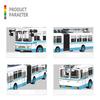 518 Teile Spurloser Bus Bausteine Kleine Steine Kreatives Lernspielzeug für Kinder Kinder STEM Lernbus Konstruktion