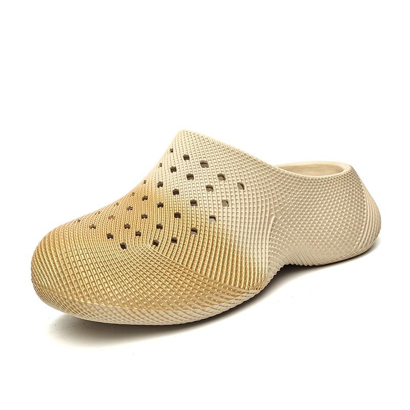 EVA Closed Toe Clog Sandals Lightweight Hollow Garden Shoes Beach Water Slippers Outdoor Casual Summer Footwear Casual Wear 36