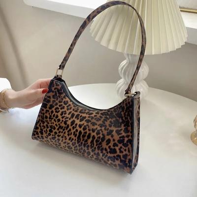 Sommer Neue Schultertaschen für Damen Hohe Qualität Zebra Achseltaschen PU-Leder Leopard Achseltasche