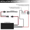 Temperature Meter Water Tank Retrofit 0~120°C Monitor Red Blue Indicator Warning 12V Motorcycle Thermometer With Sensors