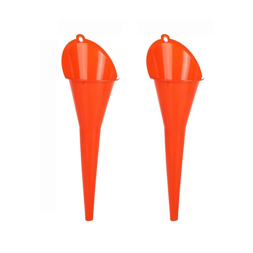 Set of 2 Funnel, Long Neck, Funnel, Universal for Cars, Motorcycles, Refilling,