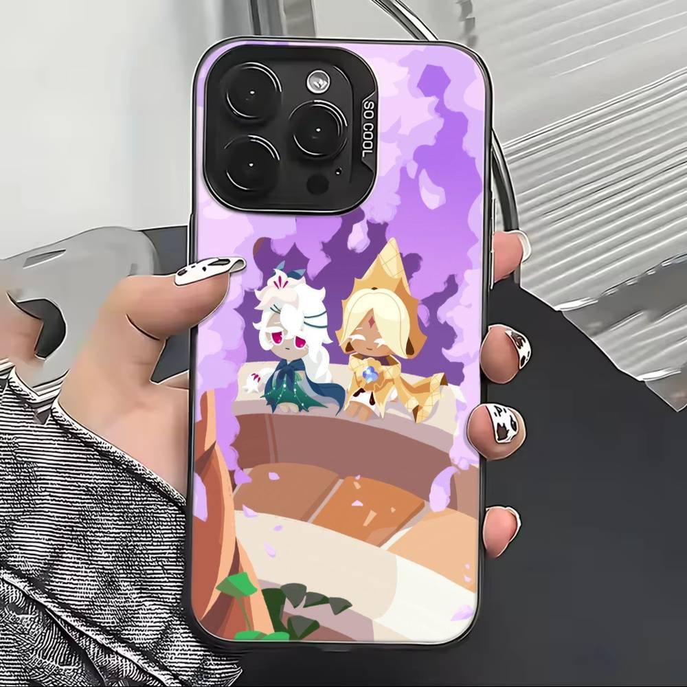 Game C-Cookie R-Run Kingdom Phone Case For iPhone 17,16,15,14,13,12,11 Plus,Pro Max,XS,Colorful Silver Black Cover