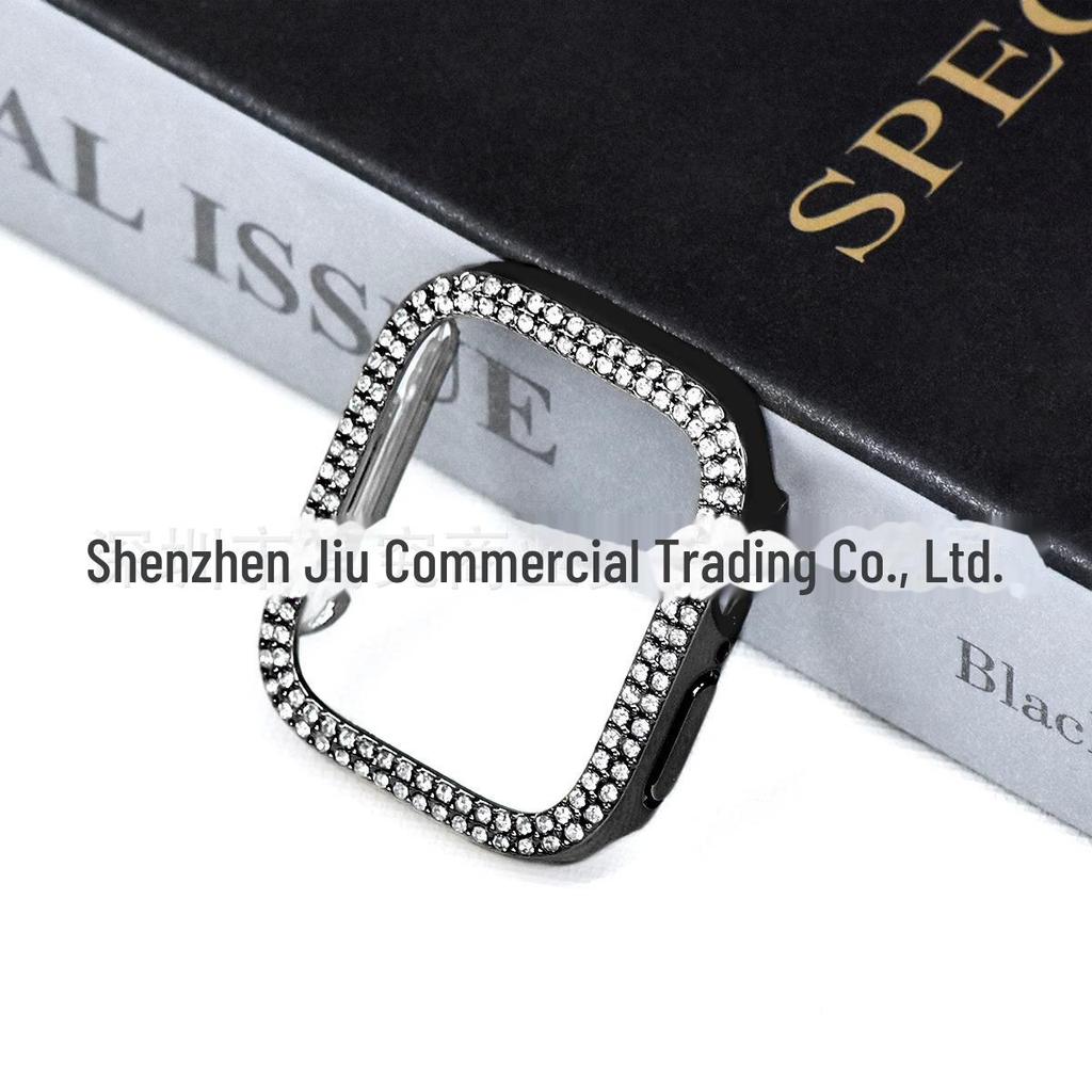 Koperta 46 mm z diamentami do zegarka Apple Watch Series 3-10