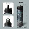 BOTTLE BOTTLE Water Bottle, 650ml, Kids' Water Bottle with Straw, Direct Drinking, Insulated Water Bottle with Bottom Storage, 2-Way Lid, Vacuum Insul