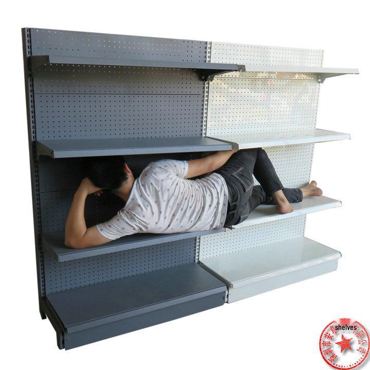 An Chen Supermarket Pegboard Shelf Bracket: Small Supermarket Convenience Store Shelf Support with Price Tag Strip