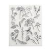 Flower-Leaves Transparent Stamp Seal Flower Clear Stamps DIY Cards Album-Decor