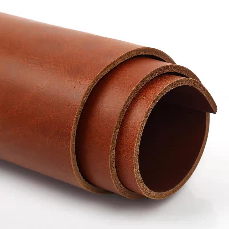 

Plant tanned leather 2.5mm thick brown black stiff top layer cowhide leather, genuine leather, knife sheath table cushion belt, 10x20cm оранжевый