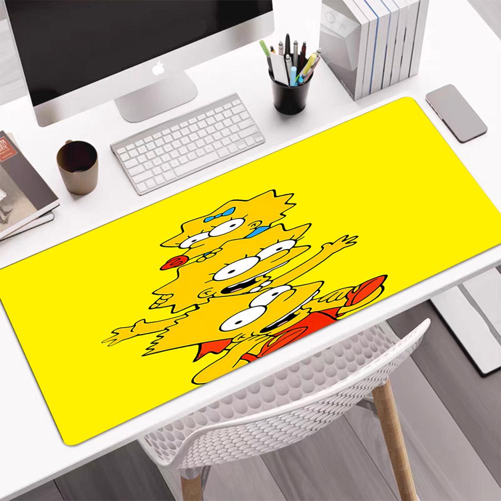 The Simpsons Theme Mouse Pad, Non Slip Rubber Base, Multifunctional Office & Home Decor, Perfect for Workspace Personalization.