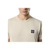 Stone Island Logo Crew Neck Short Sleeve T-Shirt Men Tops Beige K1S1521000-39S0013-V0095
