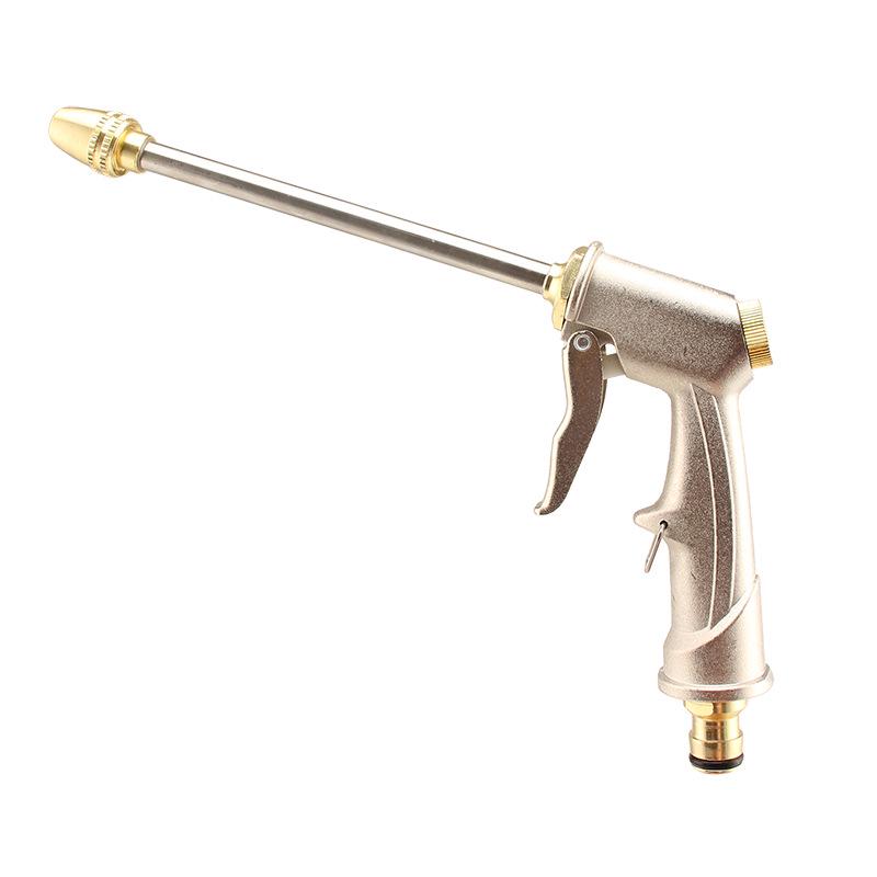 

High-Pressure All-Metal Car Wash Water Gun: Pressurized, Super Strong Spray Nozzle for Floors and Tap Water Connection